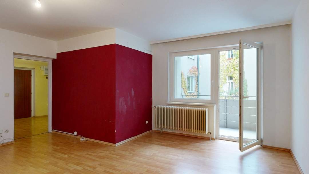 Ruhig gelegene, renovierungsbedürftige 2-Zi-Wohnung mit Loggia Nähe AKH zu kaufen