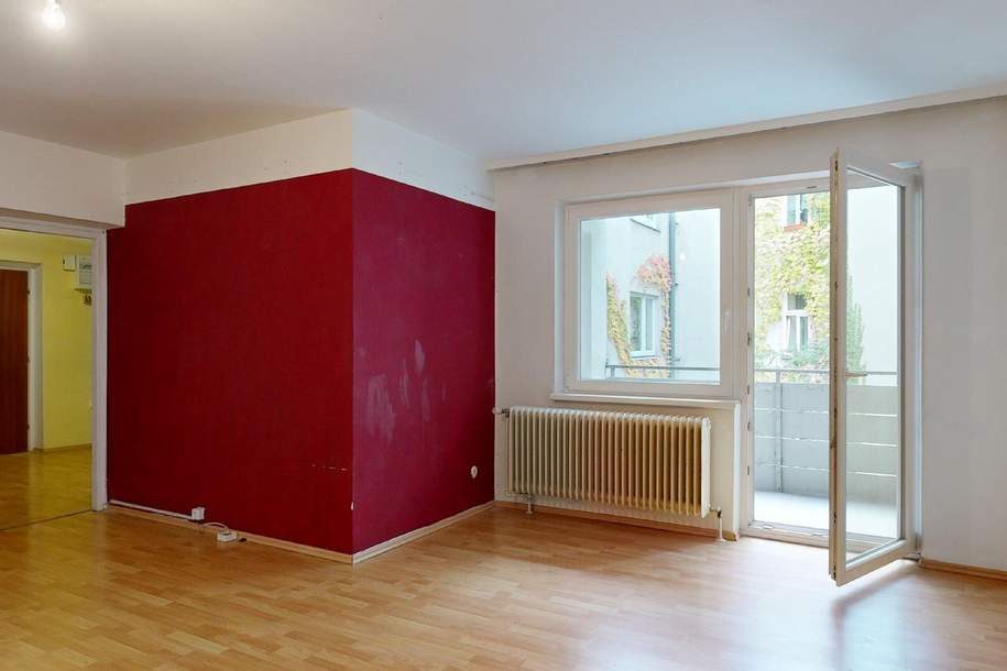 Ruhig gelegene, renovierungsbedürftige 2-Zi-Wohnung mit Loggia Nähe AKH zu kaufen, Wohnung-kauf, 329.000,€, 1180 Wien 18., Währing