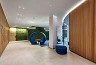 SENSATIONELLER BLICK über den GRÜNEN PRATER vom 26. Stock (oberste Wohnetage)! Roof-Top-Pool + Fitness + Concierge-Service + Garage