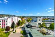 Gut geschnittene 3-Zimmer-Wohnung mit Loggia, Infrarotkabine & Aussicht in Krems