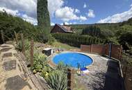 Baugrundstück mit Pool und Gartenoase in Unterwölbling