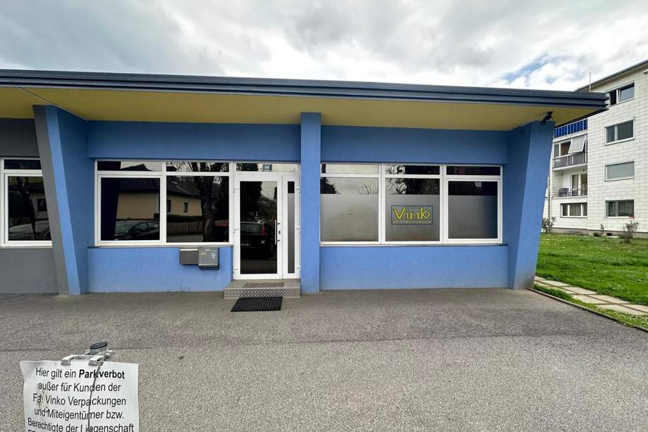 Vermietung: Praxis, Büro oder ein Salon? Ein modernes Bürogebäude in Graz - Eggenberg, Gewerbeobjekt-miete, 1.350,00,€, 8052 Graz(Stadt)