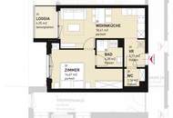 2-Zimmer-Neubauwohnung inkl. Komplettküche, Loggia und Kellerabteil /HS17 Top B-30