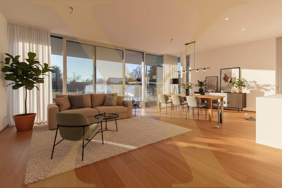 PARKVILLEN Zaubertal - Exklusive Wohnung mit hochwertiger Ausstattung in Leonding zu verkaufen!, Wohnung-kauf, 1.120.000,€, 4020 Linz(Stadt)