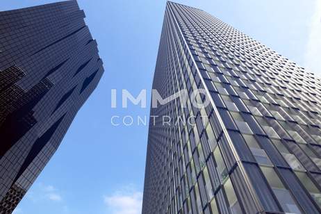 47. Etage: DC2 Tower: 3 Zimmer mit Skylineblick, Wohnung-miete, 1.100,00,€, 1220 Wien 22., Donaustadt