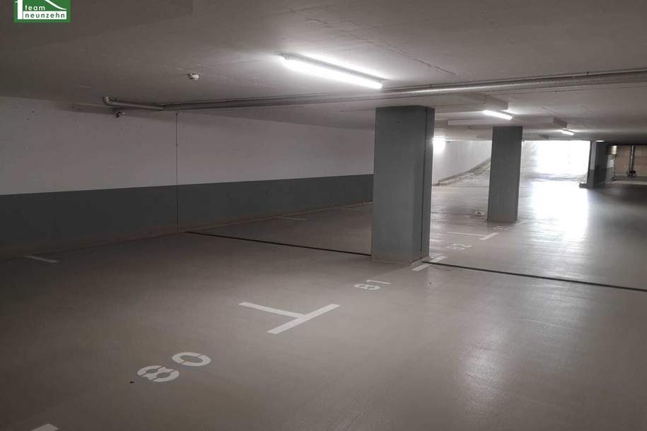 Geschützer PKW Tiefgaragenstellplatz im Zentrum von St. Pölten - zwischen Bahnhof und Klinikum - JETZT ANFRAGEN, Kleinobjekte-miete, 87,20,€, 3100 Sankt Pölten(Stadt)