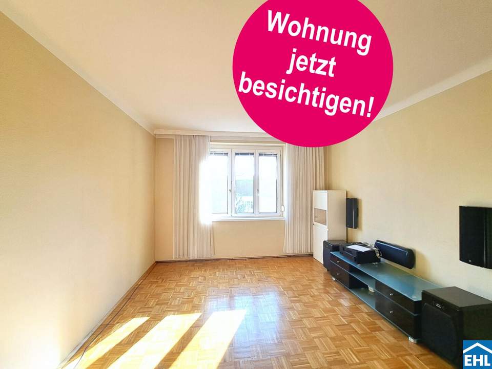 BIETERVERFAHREN! Gepflegte 3-Zimmer-Wohnung in zentraler Lage nähe Quellenstraße!