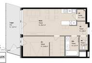ruhiger Rückzugsort inmitten der Stadt - perfekt öffentlich angebunden! 2 Zimmer Erstbezug mit Loggia - ab sofort!