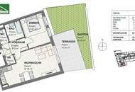 Eigengarten mitten in der Stadt! Hofseitige 2-Zimmer-Wohnung mit toller Ausstattung