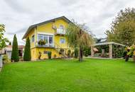 GARTENPARADIES für die ganze Familie mit Schwimmteich und 4 Garagen