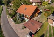 Charmantes Holzhaus mit Wintergarten, Ausblick und Wohlfühlatmosphäre