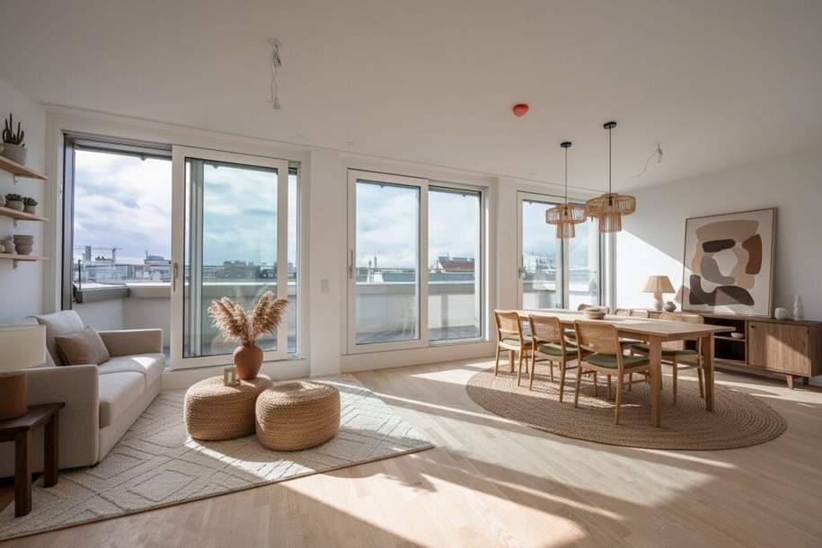 ++NEU++ Exclusive 4-room-Penthouse with Stunning Views over Vienna (1/31), Wohnung-miete, 3.675,00,€, 1060 Wien 6., Mariahilf