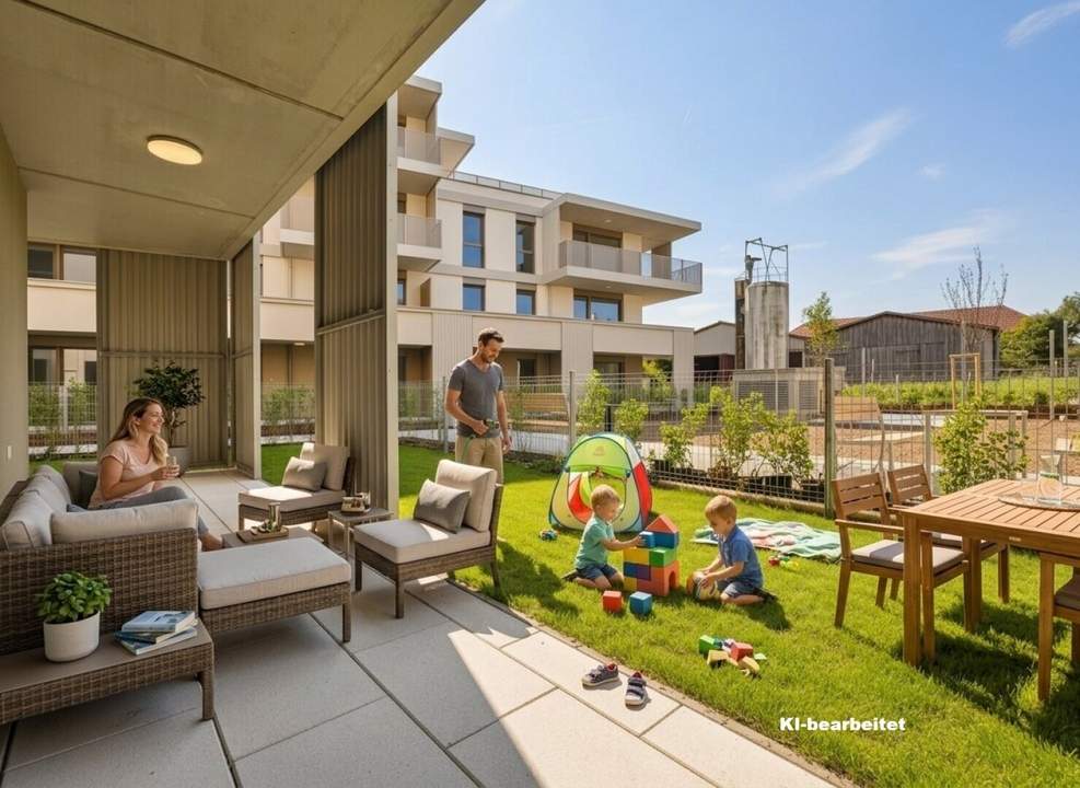 FLORIANI – Quartier am Tullnerfeld - Durchdachte Planung für ihr Wohlbefinden - PROVISIONSFREI - 4 Zimmer mit toller Freifläche - Bahnhof in der Nähe
