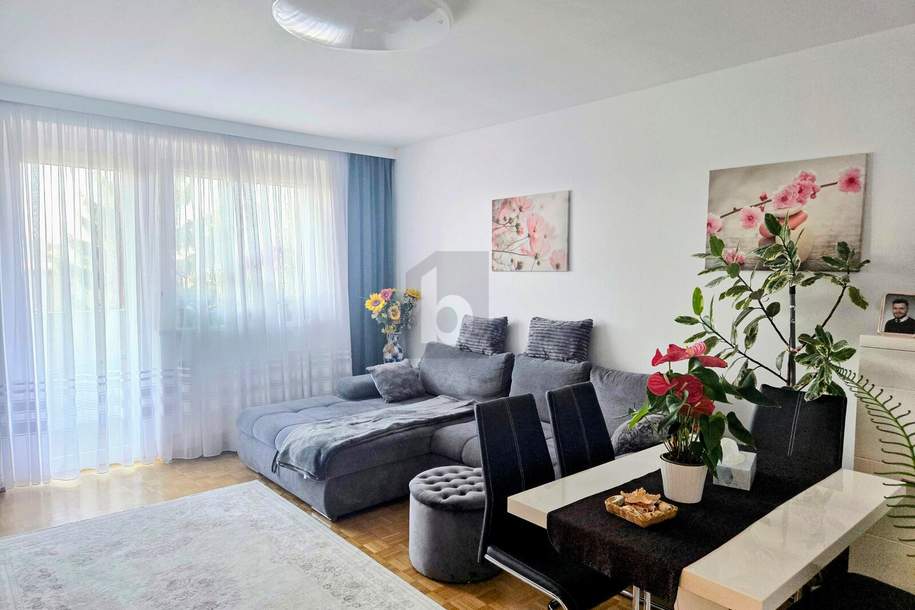 ELEGANT MÖBLIERT, MODERNISIERT UND PERFEKT GESCHNITTEN, MIT BALKON, TIEFGARAGENPLATZ UND VIEL KOMFORT, Wohnung-kauf, 269.000,€, 8020 Graz(Stadt)