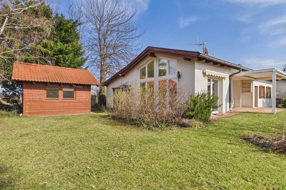 Leben, wo andere Urlaub machen – Großzügiges Einfamilienhaus auf Eigengrund am Haschendorfer See zu kaufen!, Haus-kauf, 430.000,€, 2490 Wiener Neustadt(Land)