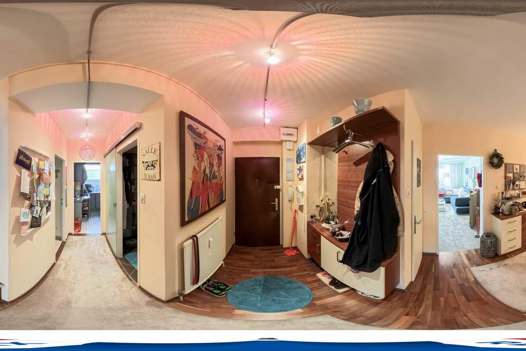 Gemütliche 3-Zimmer Wohnung mit Loggia - 93 m²