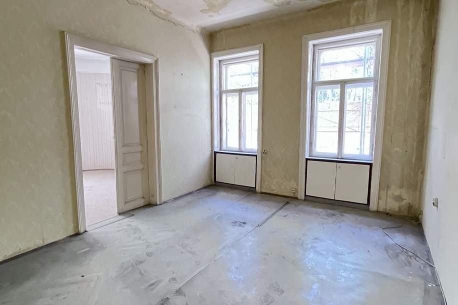 Sanierungsbedürftige Altbauwohnung in Prachtvollen Altbauhaus | Best-Lage Meidlings!, Wohnung-kauf, 219.000,€, 1120 Wien 12., Meidling