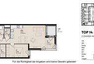 TOPLAGE und ERSTBEZUG: Straßenseitige, moderne 2-Zimmerwohnung mit Loggia! Besichtigung ab Februar 2025 möglich!