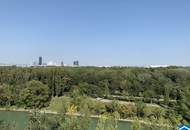 Toller unverbauter Grünblick in den Prater