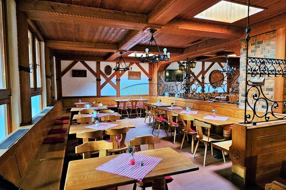 Gastronomie mit idylischen Gastgarten in Stammersdorfer Bestlage, Gewerbeobjekt-legalform.pacht, 2.700,00,€, 1210 Wien 21., Floridsdorf