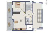 Neuwertige 2-Zimmer-Wohnung mit Terrasse, Weitblick und Tiefgarage