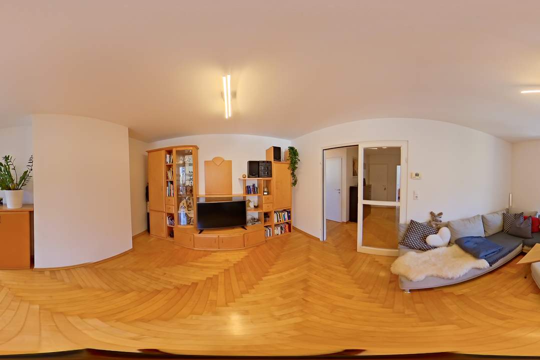 Wohnen mit Aussicht – gepflegte 3-Zimmer-Wohlfühlwohnung in zentrumsnaher Lage