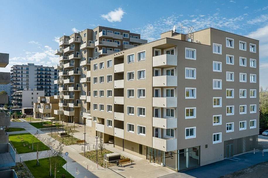 Sommer am Teich - im Leo am Teich - jetzt mieten, später kaufen!, Wohnung-miete, 903,22,€, 1220 Wien 22., Donaustadt
