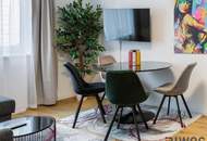 Voll möblierte Design Wohnung mit super 3-Zimmer Grundriss