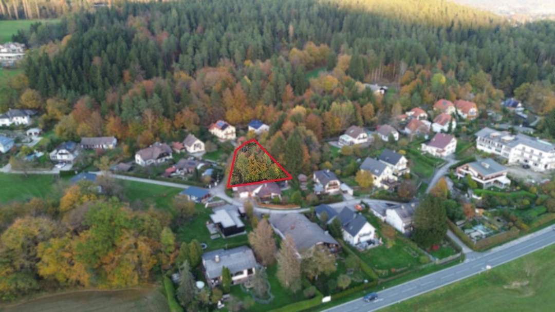 Baugrundstück in südseitiger + seenaher Lage – Am Gletschtopf (Pörtschach am Wörthersee)