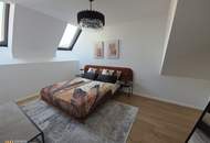 Kein Gas mehr! Top DG Wohnung mit Balkon - 2 großzügige Zimmer, alles auf einer Ebene! Luft-Wasserwärmepumpe, Klima und Photovoltaik!