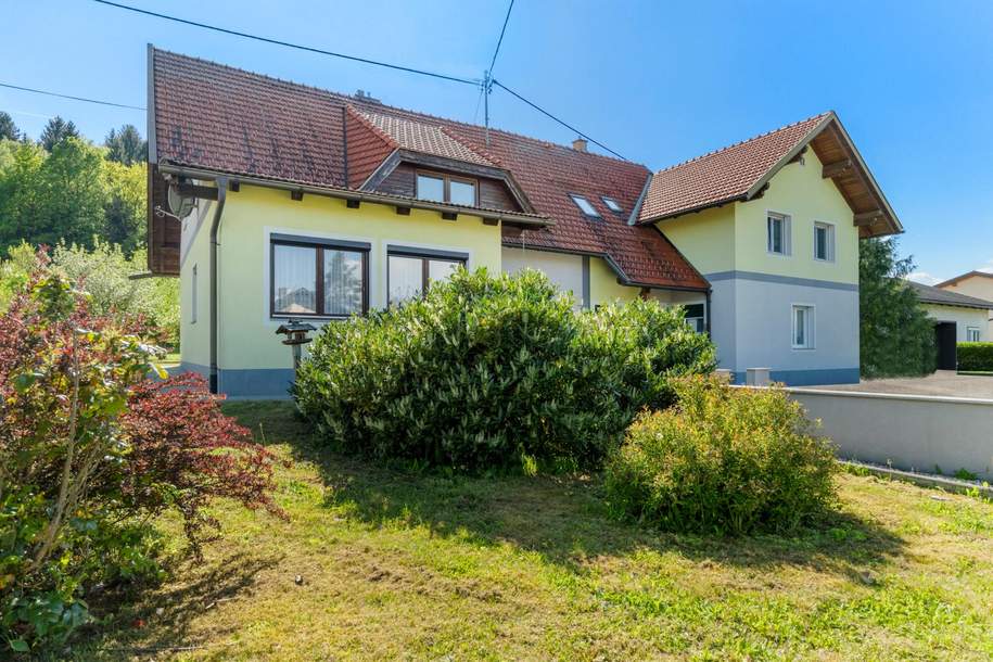 Großzügiges Anwesen mit zwei Häusern samt Garten in idyllischer Lage, Haus-kauf, 695.000,€, 9184 Villach Land