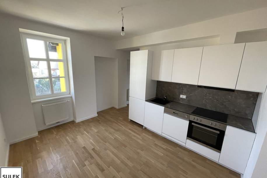 30 Minuten ins Stadtzentrum Wien: Sanierte Starterwohnung in Bad Vöslau in Ruhelage, Wohnung-miete, 996,29,€, 2540 Baden