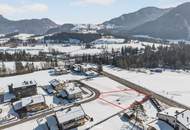 Sonniges Baugrundstück mit Bebauungsstudie für 6 Wohneinheiten in attraktiver Lage von Kössen