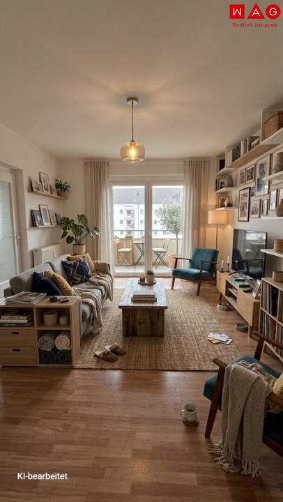 Frisch sanierte 3-Zimmer Wohnung mit Loggia in Linz/Bindermichl! Schöner Schnitt! Ausgezeichnete Verkehrsanbindung in das Zentrum und zur Autobahn!