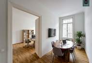 Büro: Stilvolles Altbauobjekt mit Klopfbalkon beim Währinger Schubertpark!