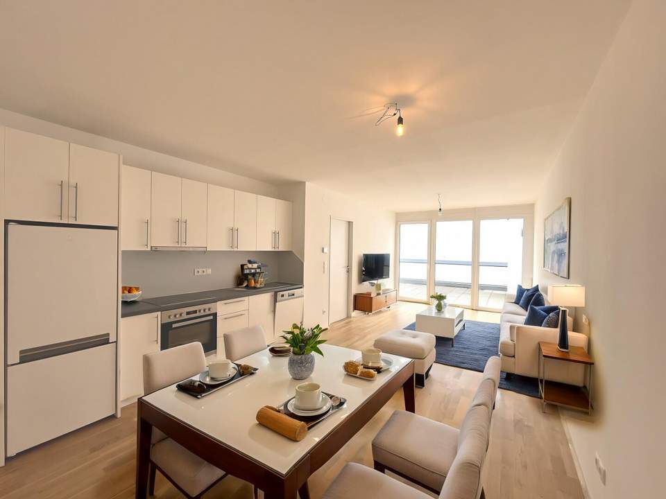 Purkersdorf! Schöne 2-Zimmer Wohnung mit S/W-Terrasse!