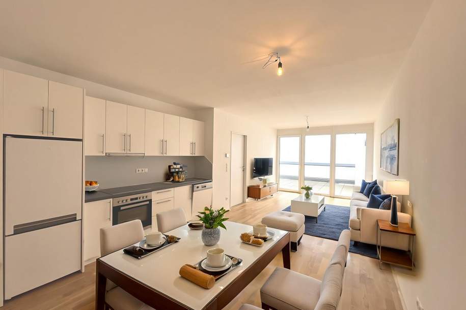 Purkersdorf! Schöne 2-Zimmer Wohnung mit S/W-Terrasse!, Wohnung-miete, 961,85,€, 3002 Sankt Pölten(Land)