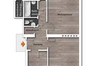 Durchdachte Raumaufteilung - 3-Zimmer-Wohnung in Linz