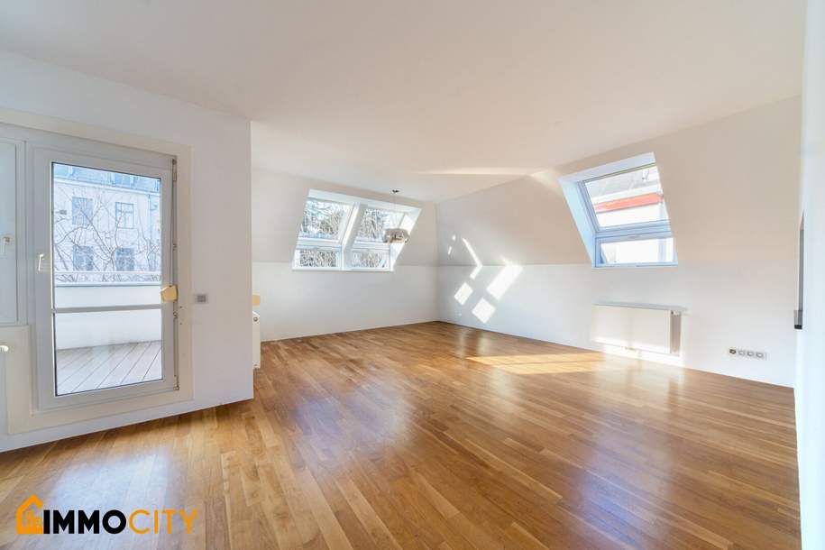 Exklusives Dachgeschoß-Maisonettejuwel 5 Zimmer + Dachterrasse in Döbling + Garage, Wohnung-miete, 4.990,00,€, 1190 Wien 19., Döbling