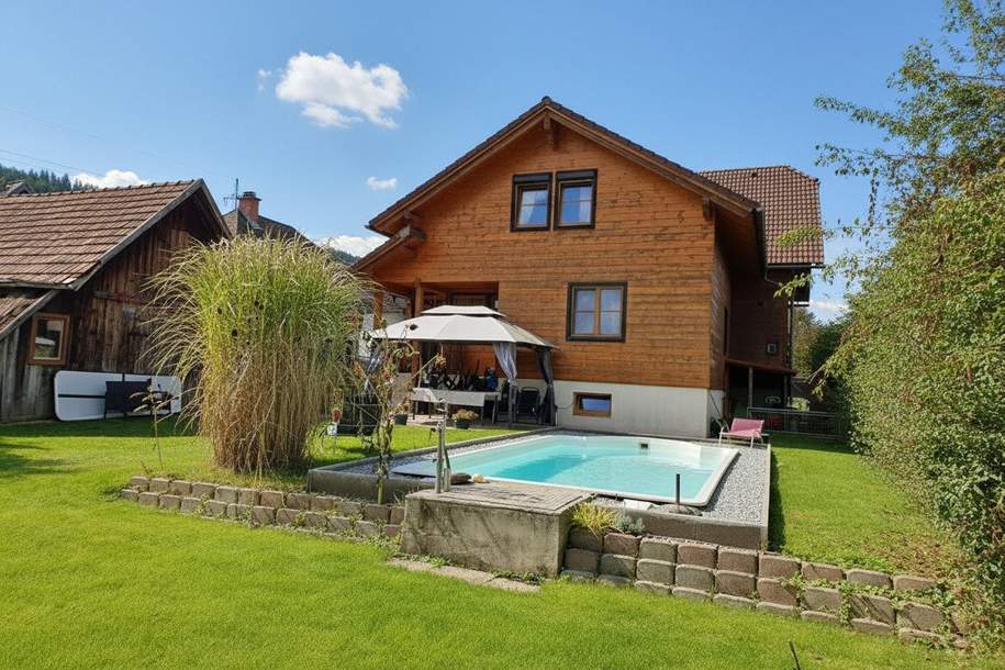 Großzügiges Wohnhaus mit 7 Zimmern und Pool in Sankt Barbara, Haus-kauf, 333.000,€, 8662 Bruck-Mürzzuschlag