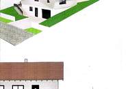 Baugrundstück mit Bodenplatte, Baubewilligung und Einreichplan für Einfamilienhaus, Garage und PKW Stellplatz