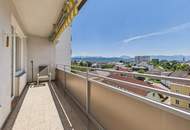 Sonnige 2-Zimmer-Wohnung im 5. Liftstock – Südwest-Loggia & attraktives Sanierungspotenzial nahe Klagenfurter Zentrum