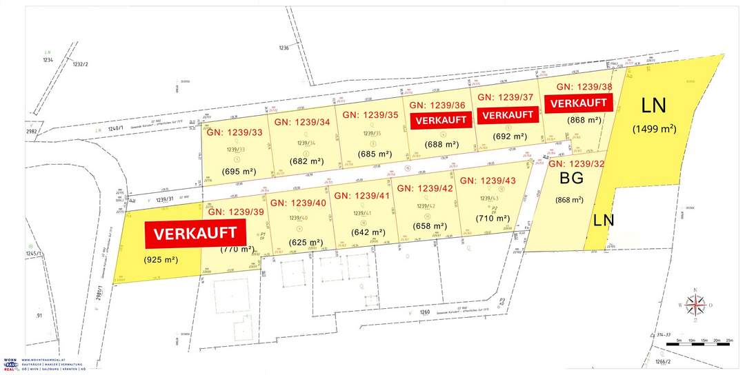 Baugrundstücke in Katsdorf / Ruhstetten – sonnige Lage, ideal für 1–3 Wohneinheiten je Parzelle