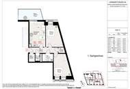 3 Zimmer DG-Balkon-Neubauwohnung - ERSTBEZUG