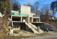 ROHBAU - MODERNES DOPPELHAUS