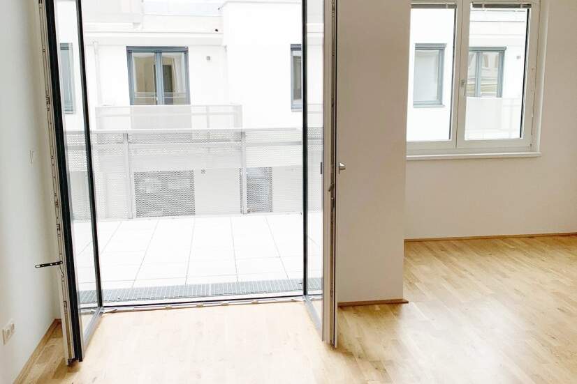Charmante moderne 2-Zimmerwohnung mit Balkon und sehr guter Infrastruktur (Mietbeginn 01.09.2025), Wohnung-miete, 859,80,€, 1220 Wien 22., Donaustadt