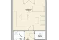 Charmante und moderne 1-Zimmer-Wohnung mit Balkon