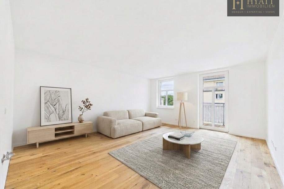Stilvoller Wohnjuwel im 4. Liftstock: Lichtdurchfluteter Erstbezug mit Balkon!, Wohnung-kauf, 487.300,€, 1100 Wien 10., Favoriten