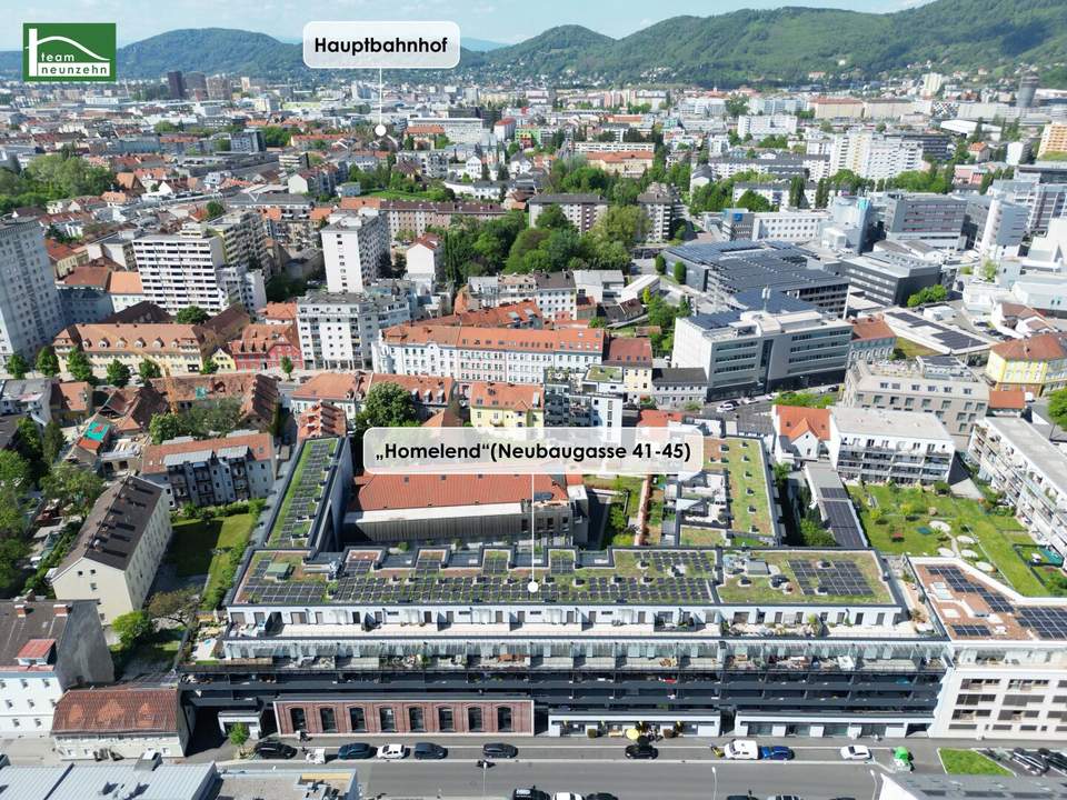 Graz-Lend: Wo Stadtflair auf Wohnkomfort trifft - JETZT ANFRAGEN