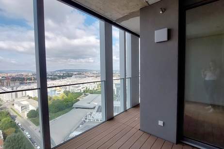 Wohnen mit Skyline-Flair – Rooftop Pool & Fitness bei der U1, Wohnung-miete, 945,00,€, 1220 Wien 22., Donaustadt